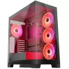 PC-kotelo MODECOM Volcano SPACE APEX ARGB Midi Tower, karkaistu lasi, USB-C, tukee ATX/microATX/Mini-ITX, GPU jopa 430 mm, CPU-jäähdytin jopa 180 mm