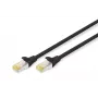 Digitus CAT 6A S/FTP RJ-45 -patchkaapeli 7 m, musta