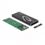 SSD-kotelo DeLOCK 42003 ulkoinen kotelo M.2 SATA SSD:lle USB Type-C
