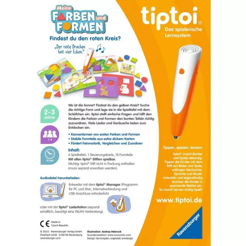 tiptoi Meine Farben und Formen, lautapeli