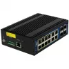 Hallittava kytkin ALLNET ALL-SGI8016PM L2+/L3 12x Gigabit Ethernet PoE