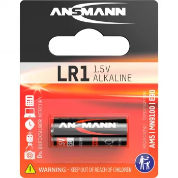 Kertakäyttöparisto Ansmann 1,5 V alkalikenno LR 1