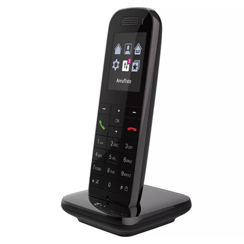 Telekom Speedphone 52 DECT-puhelin numerotunnistuksella musta