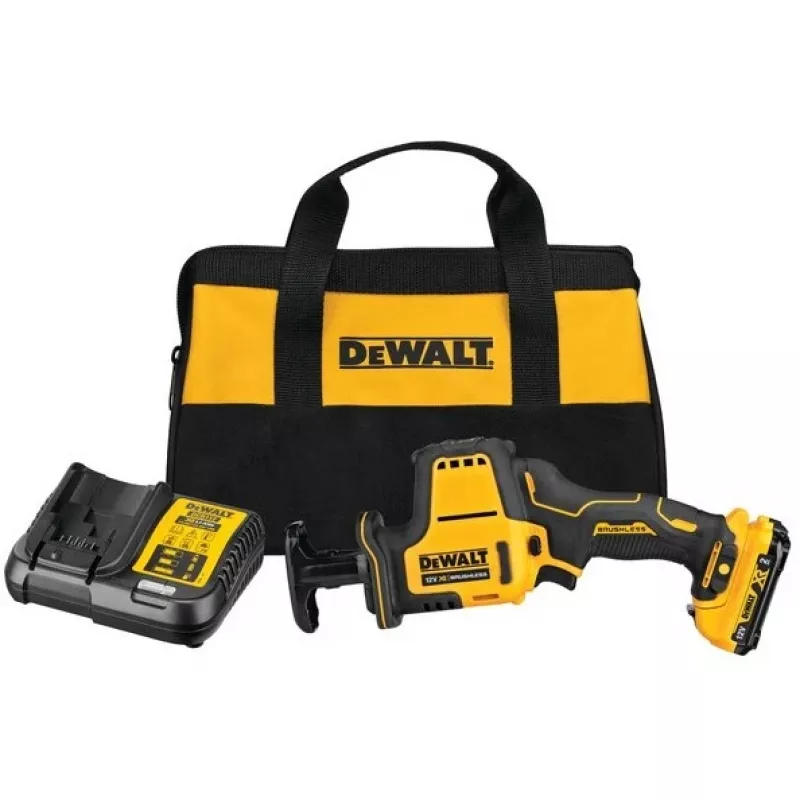 DeWALT DCS312D2-QW puukkosaha 2800 iskua/min musta, keltainen