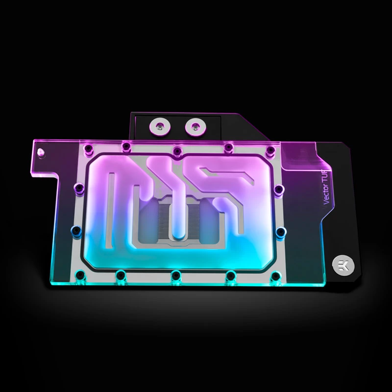 Vesiblokki EK Water Blocks akryyli kupari musta nikkeli läpinäkyvä