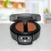 Omelett Chef OM 950, snack-valmistin antrasiitti, 950 wattia