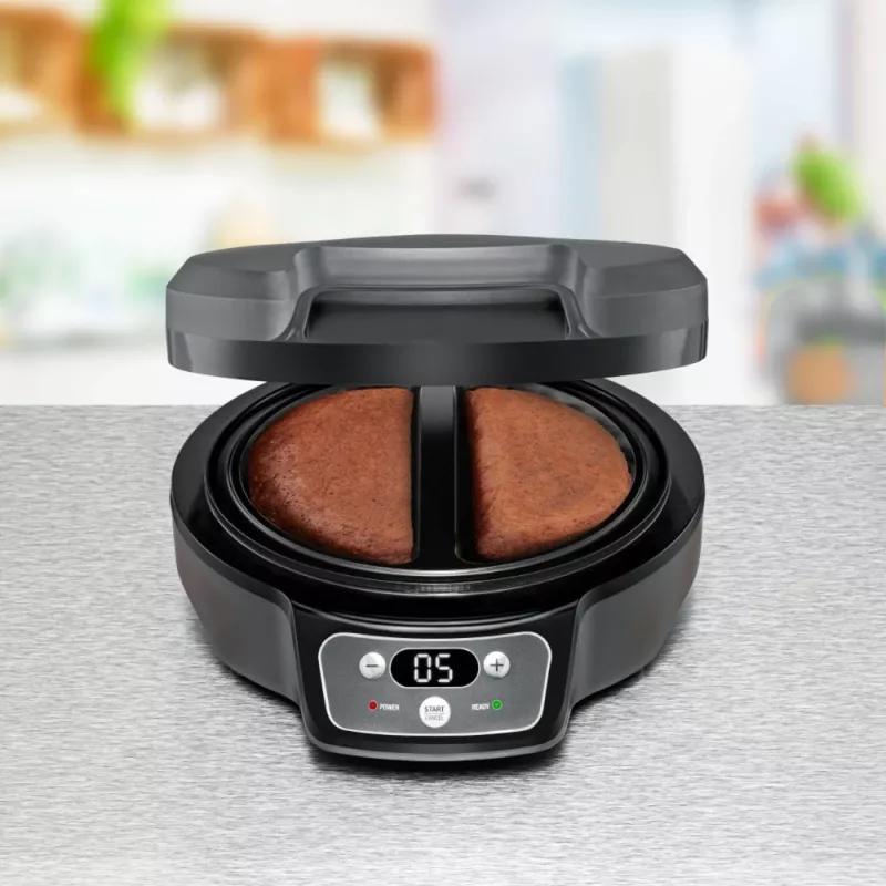 Omelett Chef OM 950, snack-valmistin antrasiitti, 950 wattia