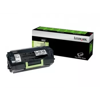 Lexmark 622 - musta - alkuperäinen - värikasetti LCCP, LRP - Lexmark MX710, MX711, MX810, MX811, MX812 (62D2000)