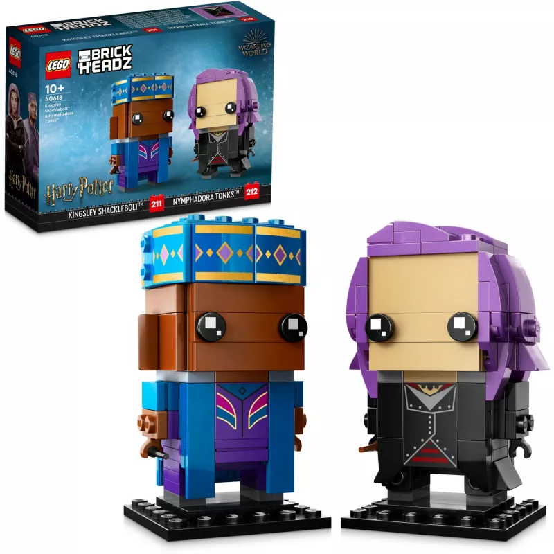 Lego Brickheadz Harry Potter 40618 Kingsley Shacklebolt ja Nymphadora Tonks