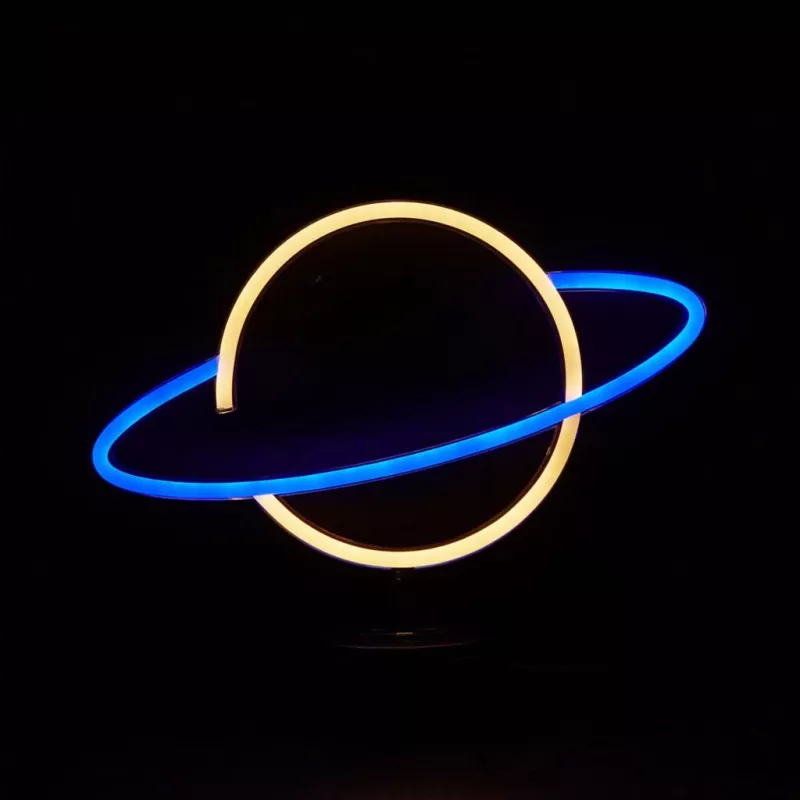 Manta SNL38BLT Style Neon Lights Planet koristeellinen LED-valaisin