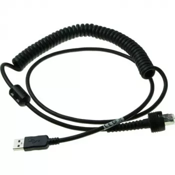 Datalogic - USB-kaapeli - USB - IP67 - 2,4 m - kierretty - PowerScan PD9630-DC, PD9630-HP, PD9630-SR, PM9600