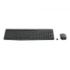 Logitech MK235 langaton näppäimistö ja hiiri yhdistelmä täysikokoinen harmaa