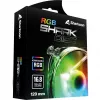 SHARKOON SHARK Disc ARGB 120 mm kotelotuuletin – valkoinen