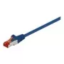 Wentronic Goobay CAT 6 patch-kaapeli, S/FTP (PiMF), sininen, 7,5 m – LSZH halogeeniton, kupari (68271)