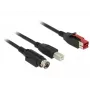USB-kaapeli DeLOCK 85489 USB 2.0 3 m USB B, musta