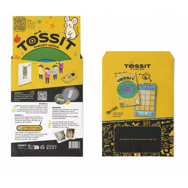 TOSSIT maalitaulu – maali & ristinolla