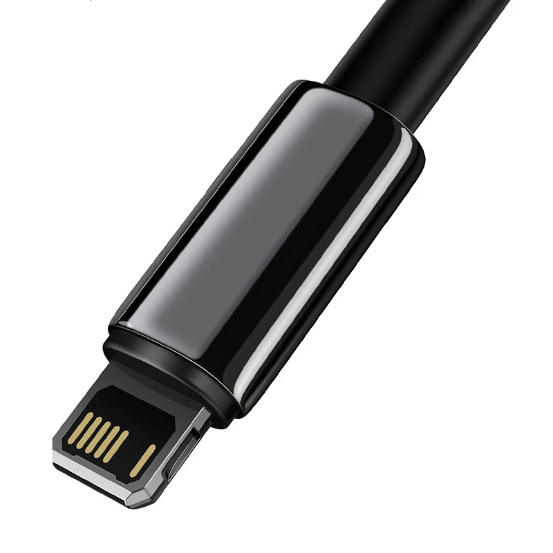 Baseus CALWJ-A01 Lightning-kaapeli 2 m musta 2,4 A