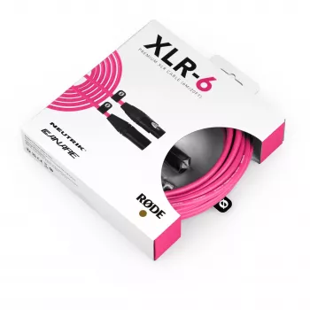 RØDE XLR-6 audiokaapeli 6 m pinkki