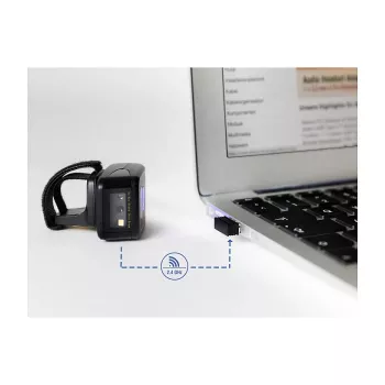 DeLOCK USB-dongle langaton viivakoodinlukija 2,4 GHz musta USB A