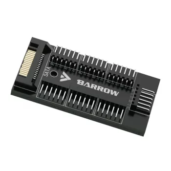 Jäähdytystuuletin Barrow Fan Barrow DK401-7 RGB-keskitin 120mm, RGB-keskitin sisältyy, 120 mm koko