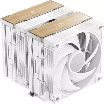 DeepCool AK620 G2 WH prosessori-ilmajäähdytin, 120 mm tuuletin, tukee LGA1700/1200/115x ja AM4/AM5, valkoinen