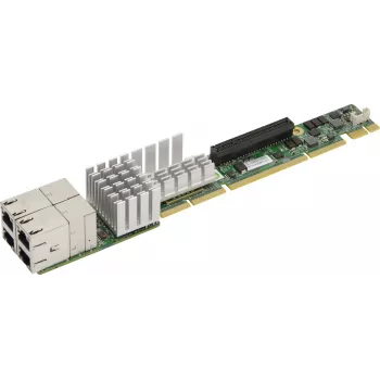 Super Micro Supermicro lisäkortti AOC-UR-i4XT 1U Ultra Riser – verkkosovitin – 10Gb Ethernet x 4 – SuperServer 1028U-TR4T+, 6018U-TR4T+ (AOC-UR-i4XT)