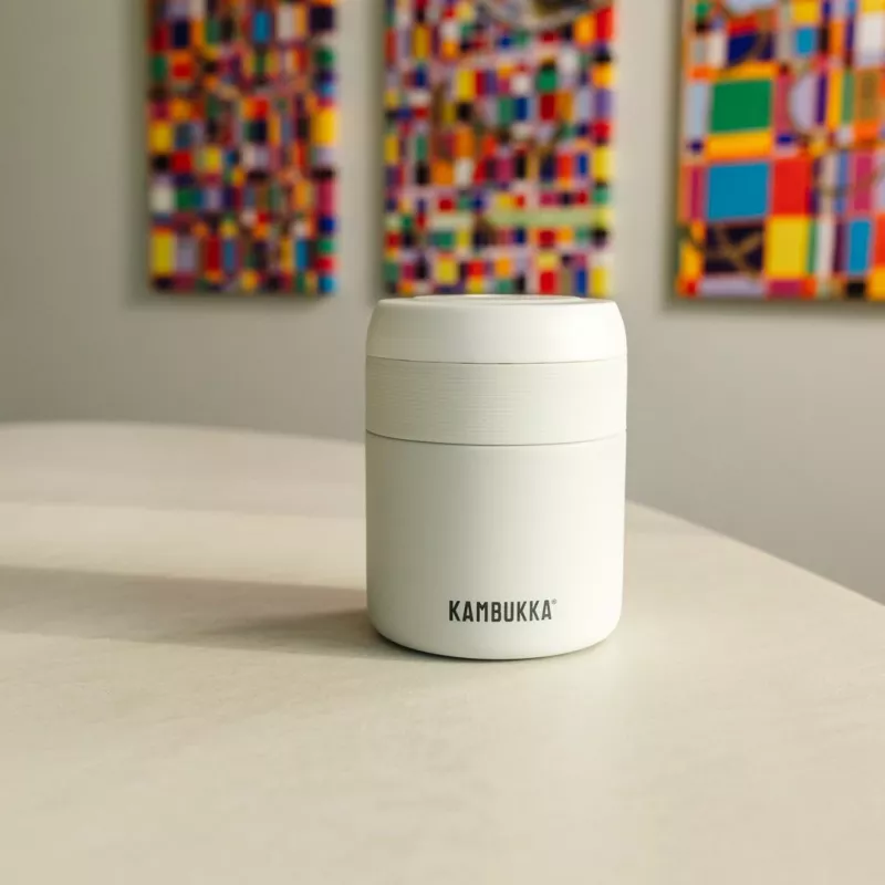 Ruokatermos Kambukka Bora 600 ml Chalk White (11-06013)