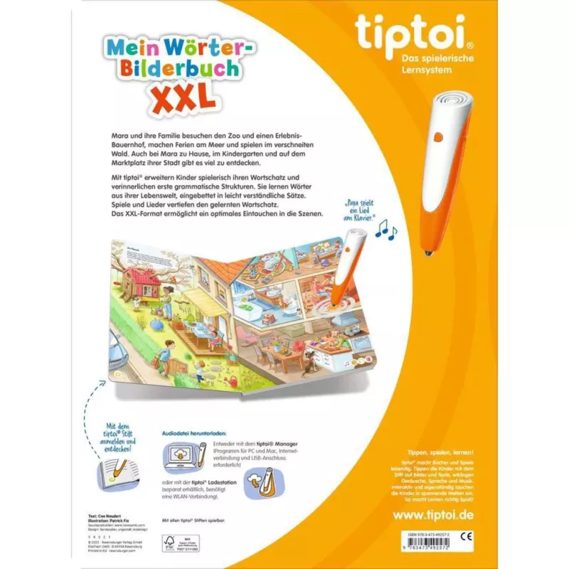tiptoi Mein Wörterbilderbuch XXL, oppikirja
