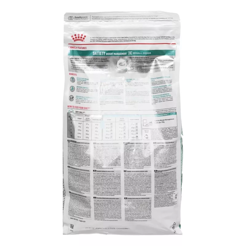 ROYAL CANIN Satiety Weight Management Small – kuivaruoka koirille – 3 kg