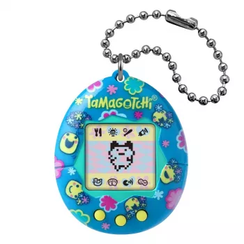 Mukaan otettava digitaalinen virtuaalilemmikki Bandai Tamagotchi TAMA SMILE 42991 — kompakti Tamagotchi-lelu, värikäs muotoilu