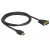 DeLOCK 85653 videokaapelisovitin 1,5 m HDMI Type-A DVI musta