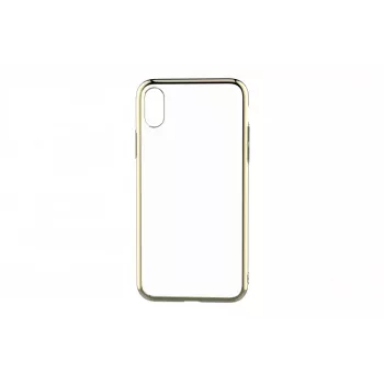 Pehmeä kotelo Devia iPhone XS/X (5,8 tuumaa) TPU, kulta