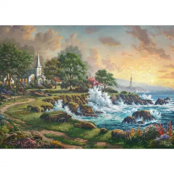 Thomas Kinkade Studios: Kleinod am Meer, palapeli 1000 palaa