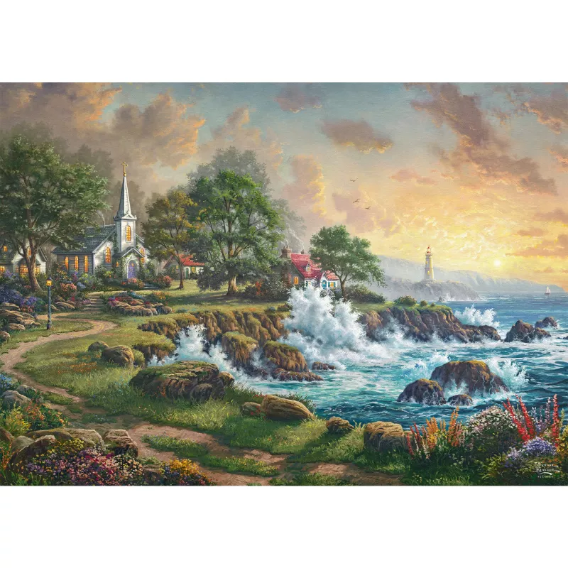 Thomas Kinkade Studios: Kleinod am Meer, palapeli 1000 palaa