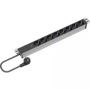 Virranjakaja 2 AC-lähtöä Bachmann 909.003 musta hopea