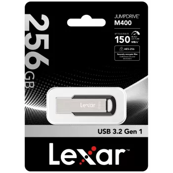 “Lexar JumpDrive M400” USB-muistitikku 256 GB USB Type-A 3.2 Gen 1 (3.1 Gen 1) hopea