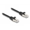 Verkkokaapeli DeLOCK RJ50 uros RJ50 uros S/FTP 0,25 m musta