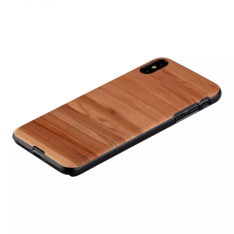 Älypuhelinkotelo man and wood iPhone XS Max — Cappuccino musta suojakotelo