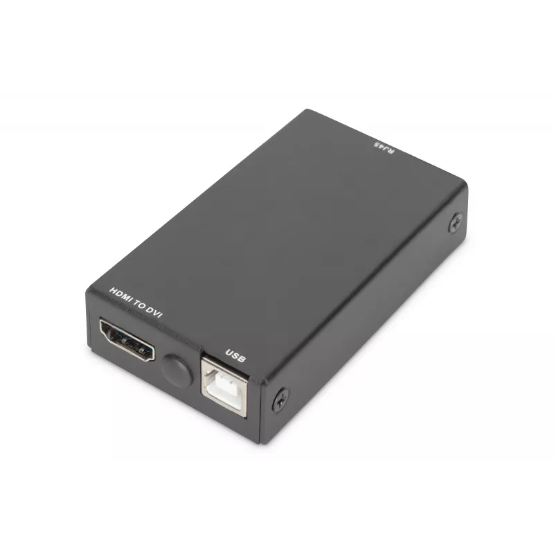 Digitus DVI-dongle modulaarisille KVM-konsoleille RJ45-DVI musta 1080p
