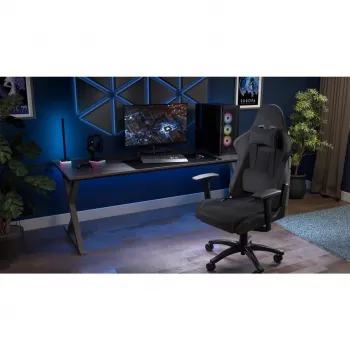 CORSAIR - TC100 RELAXED pelituoli (kangas – harmaa/musta)