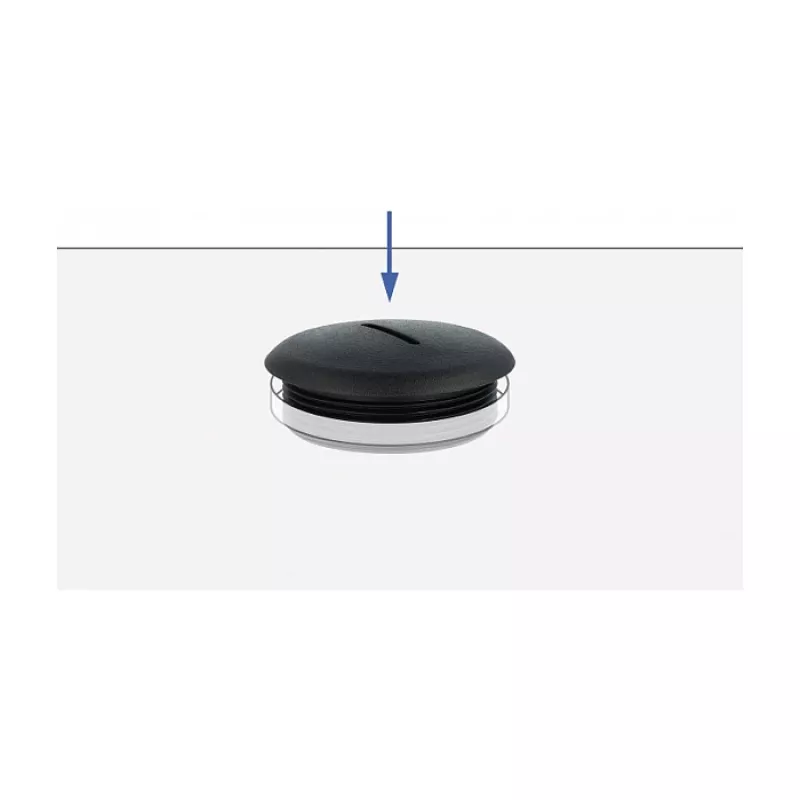 Putkitulppa DeLOCK 60230 musta nylon