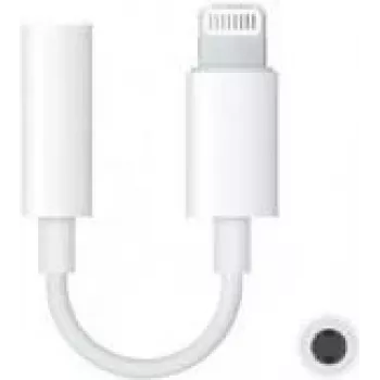 Kaapeliadapteri CoreParts MSPP74280 Lightning - 3,5 mm audio valkoinen