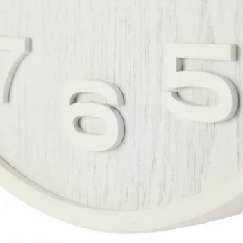 NeXtime 3096WI - seinäkello - kvartsikello - pyöreä - valkoinen - puu - puu