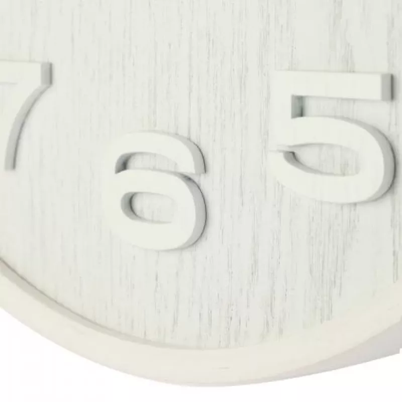 NeXtime 3096WI - seinäkello - kvartsikello - pyöreä - valkoinen - puu - puu