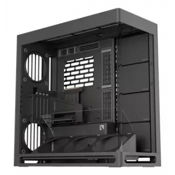HAVN HS 420 VGPU PC-kotelo, Midi-Tower, E-ATX, karkaistu lasi, PCIe-5.0-riser-kaapeli - musta