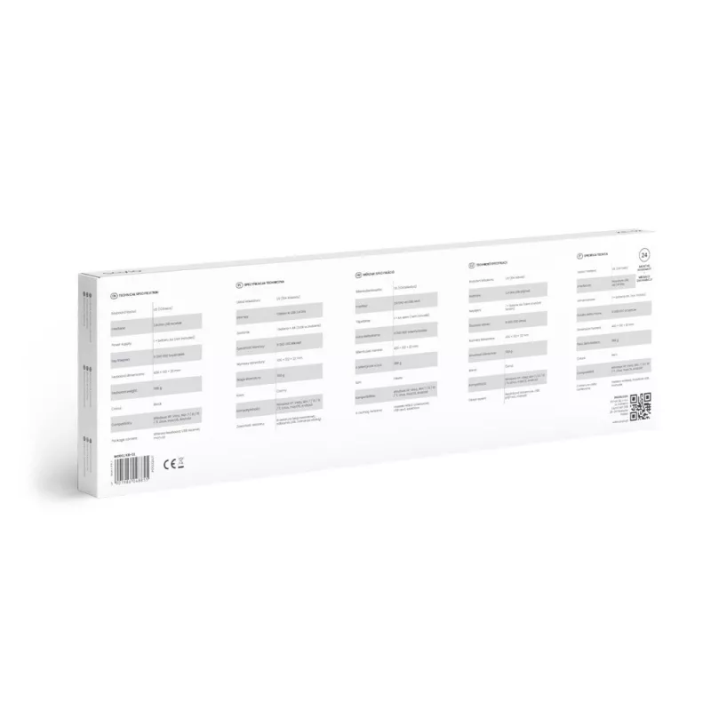 Savio KB-02 näppäimistö Home/Office USB QWERTY musta