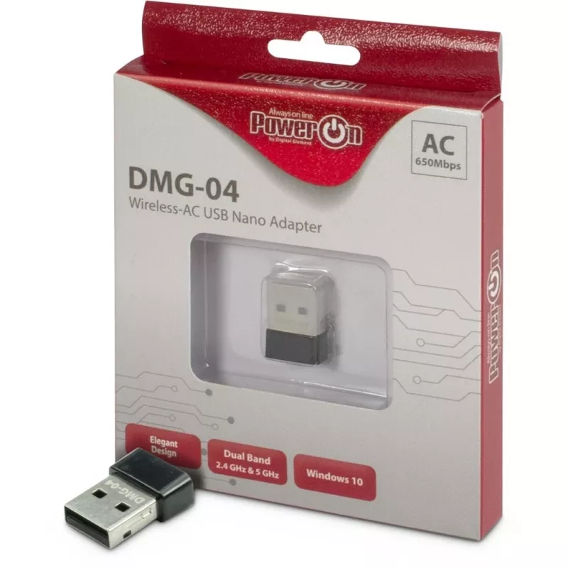 Inter-Tech verkkoadapteri USB 2.0 650 Mbit/s langaton