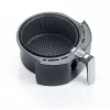 Severin 2430 Single 3,2 l erillinen 1 500 W kiertoilmakypsennin musta, ruostumaton teräs