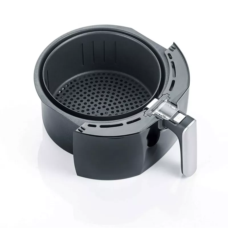 Severin 2430 Single 3,2 l erillinen 1 500 W kiertoilmakypsennin musta, ruostumaton teräs