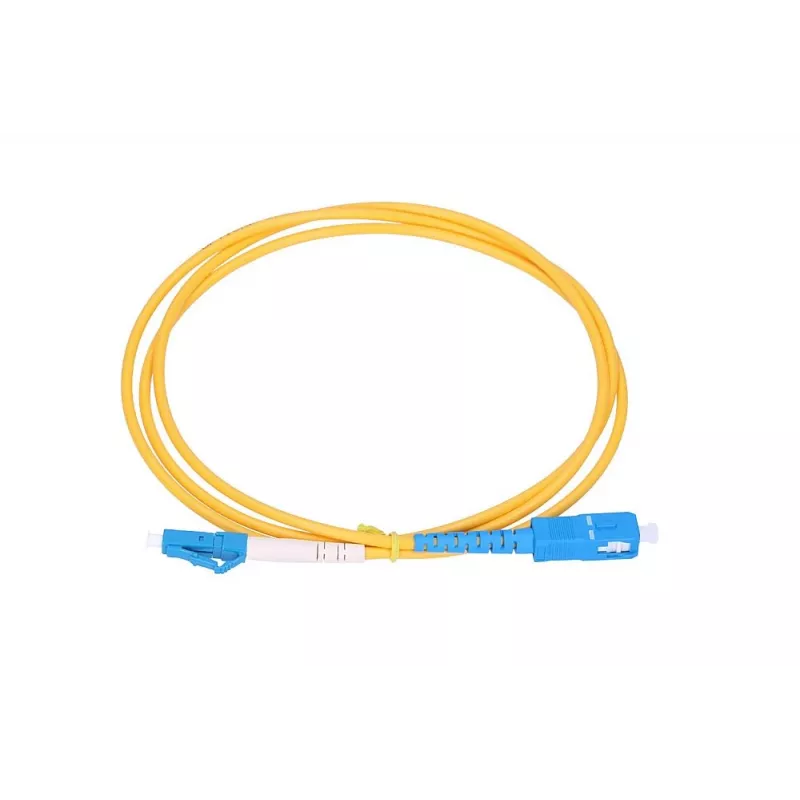 Verkkokaapeli Extralink LC/UPC – SC/UPC yksimuotokuitu G.652D simplex 3mm, 3m